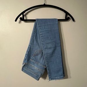 Hollister medium wash high rise jean leggings